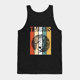 Taurus Girl Black Strong Beautiful Confident Beautiful Talented Girlfriend Wife Tank Top